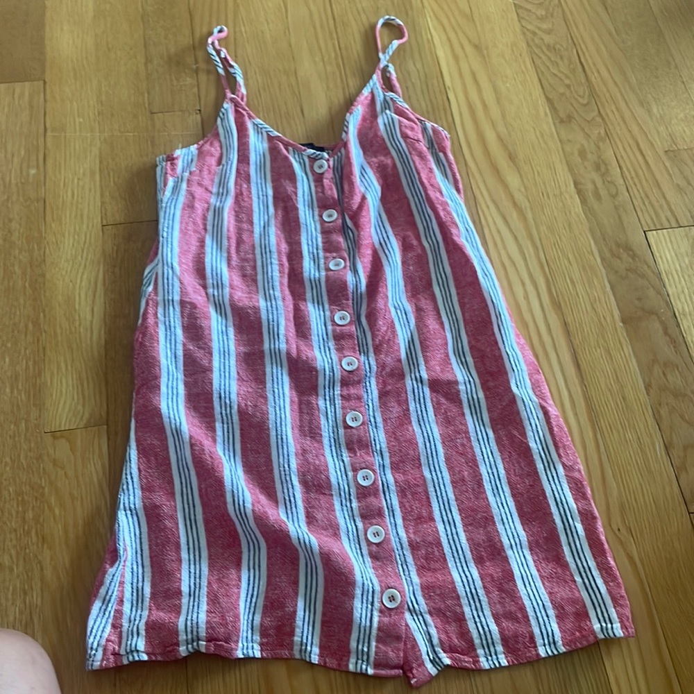 Striped mini dress